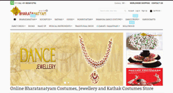 Desktop Screenshot of bharatanatyamworld.com